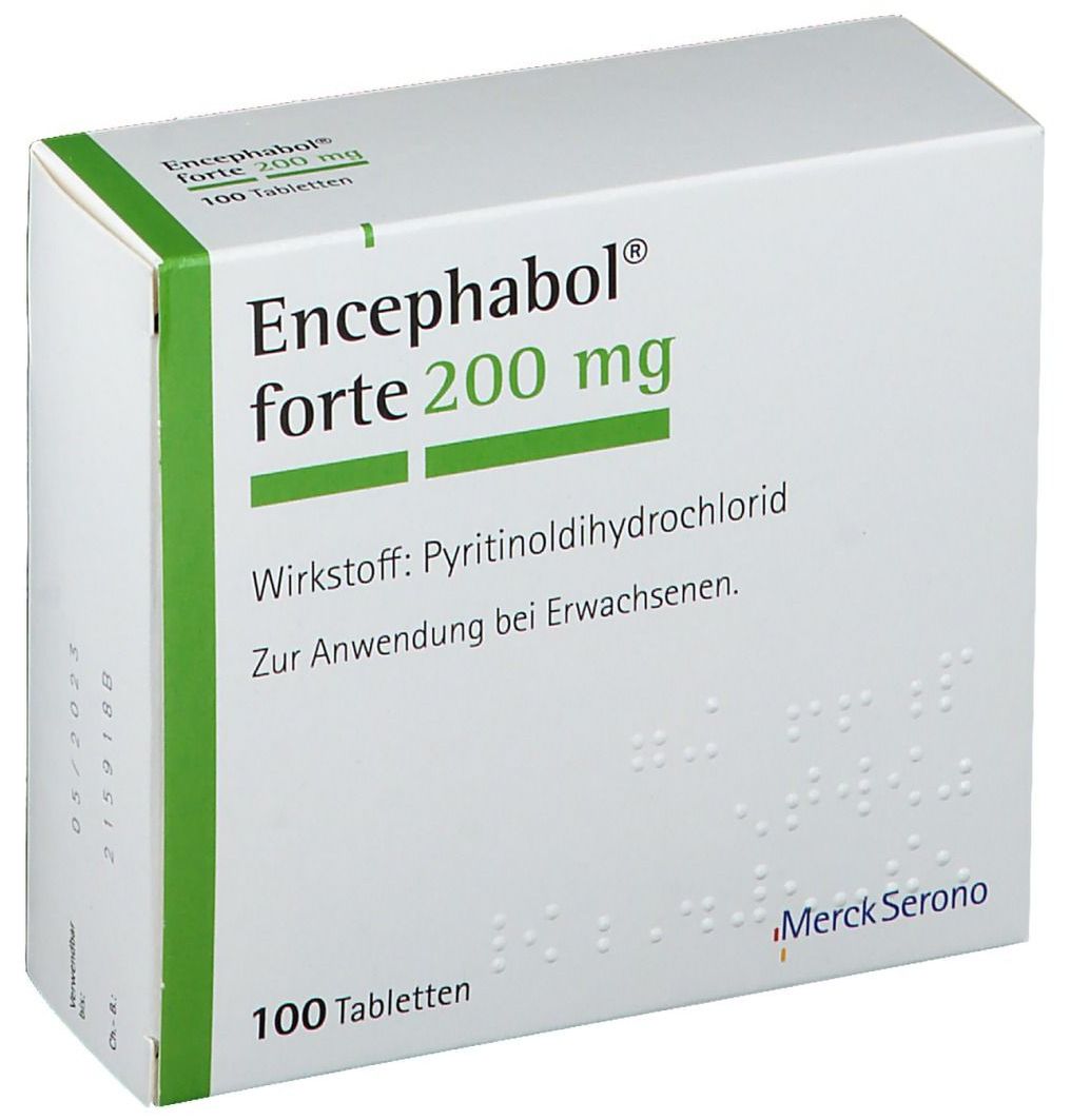 ЭНЦЕФАБОЛ Форте таблетки (Пиритинол) / ENCEPHABOL Forte (Pyritinol. 